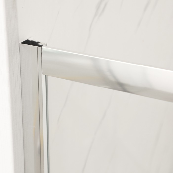Двері у нішу розсувні MIXXUS PREMIUM DIVERSE SD01-100x185-TR CHROME прозоре скло 5мм (MI7165)