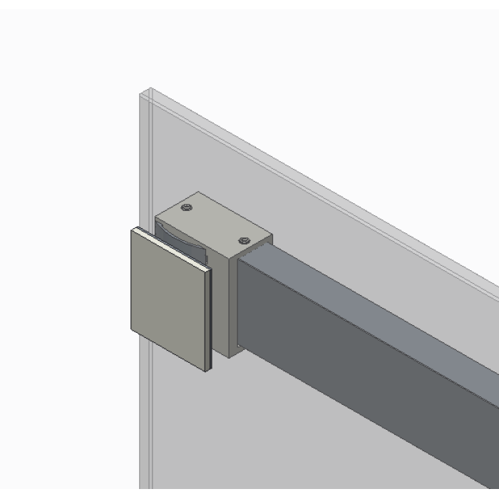 Двері в нішу Koer SR SD02-140x200-TR-01 прозоре скло Easy Clean 8мм, хром (KR5383)