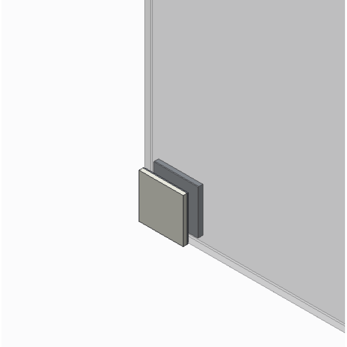 Двері в нішу Koer SR SD02-140x200-TR-01 прозоре скло Easy Clean 8мм, хром (KR5383)