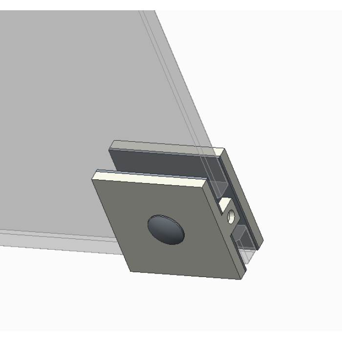Двері в нішу Koer SR SD02-140x200-TR-01 прозоре скло Easy Clean 8мм, хром (KR5383)
