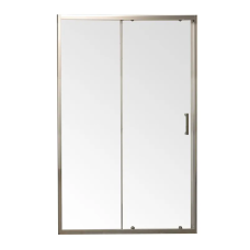 Двері у нішу розсувні MIXXUS PREMIUM DIVERSE SD01-100x185-TR CHROME прозоре скло 5мм (MI7165)