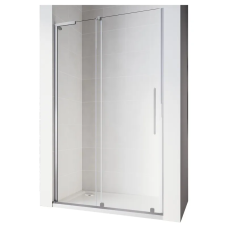 Двері у нішу Walk-In розсувні Koer SR SD07-120x200-R-TR-01 прозоре скло Easy Clean 8мм Хром (KR5773)