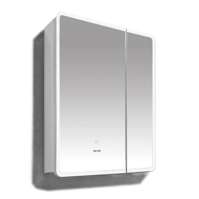 Дзеркальна шафка Mixxus Premium Olivary CM01-60x70x13 з LED Touch, димером, регулятором яскравості (MI8294)