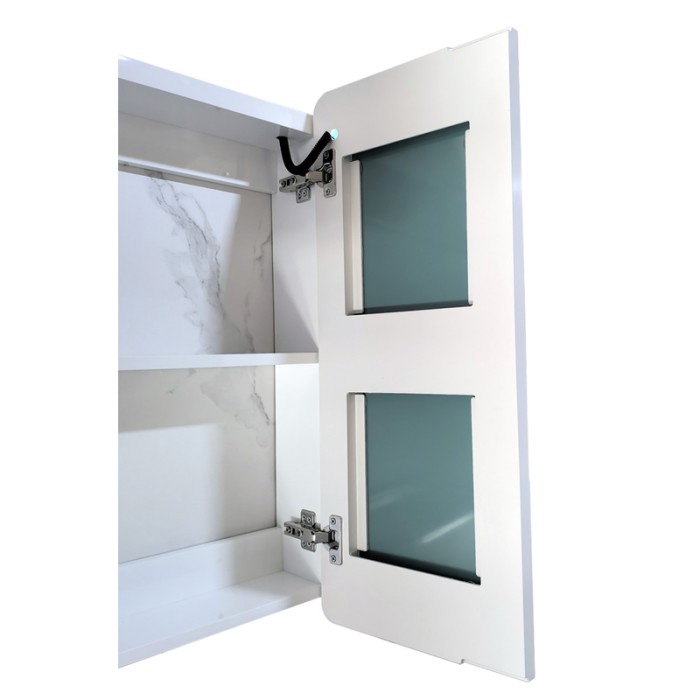 Дзеркальна шафка Mixxus Premium Olivary CM01-60x70x13 з LED Touch, димером, регулятором яскравості (MI8294)