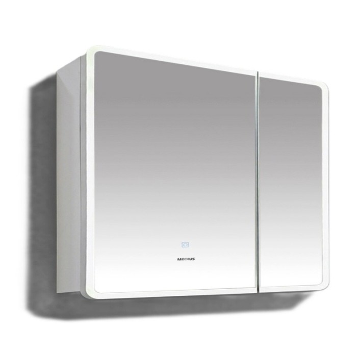 Дзеркальна шафка Mixxus Premium Olivary CM01-80x70x13 з LED Touch, димером, регулятором яскравості (MI8296)