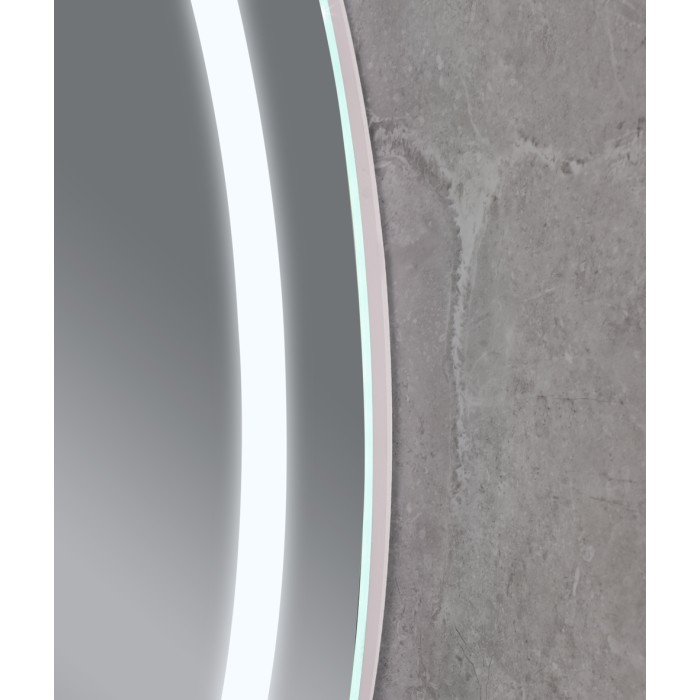 Дзеркало Mixxus PLAIN MV02-60x80 з Led Touch, Anti-fog, димером, регулятором яскравості, годинником (MI6933)