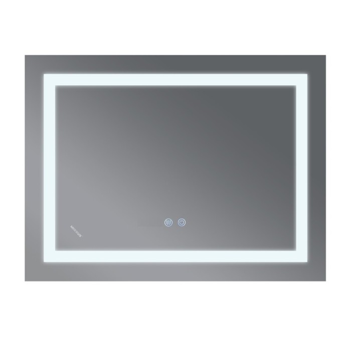 Дзеркало Mixxus WARM MR12-80x60-Reverse з Led Touch, Anti-fog, димером, регулятором яскравості (MI6672)