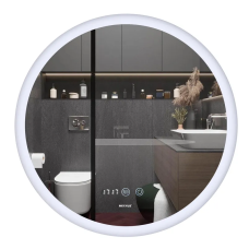 Дзеркало Mixxus PLAIN MC10-60 з Led Touch, Anti-fog, димером, регулятором яскравості, годинником (MI6013)