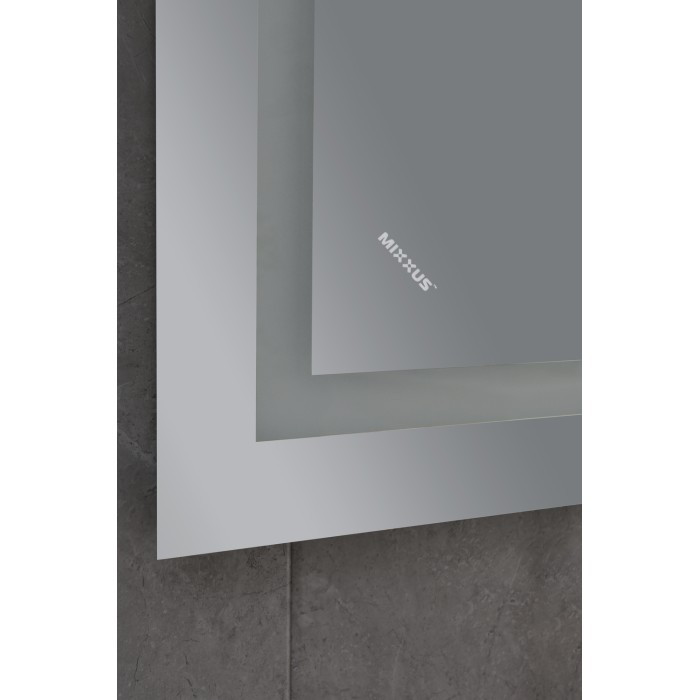 Дзеркало Mixxus TALL MR08-80x60-Reverse з Led Touch, Anti-fog, димером, регулятором яскравості (MI6659)