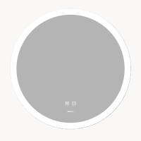 Дзеркало Zerix Solo MC02-80 з LED Touch, Anti-fog, димером, регулятором яскравості (ZX6066)