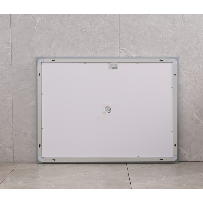 Дзеркало Mixxus LIGHT MR01-80x60 з Led Touch, Anti-fog, димером, регулятором яскравості, годинником (MI5998)