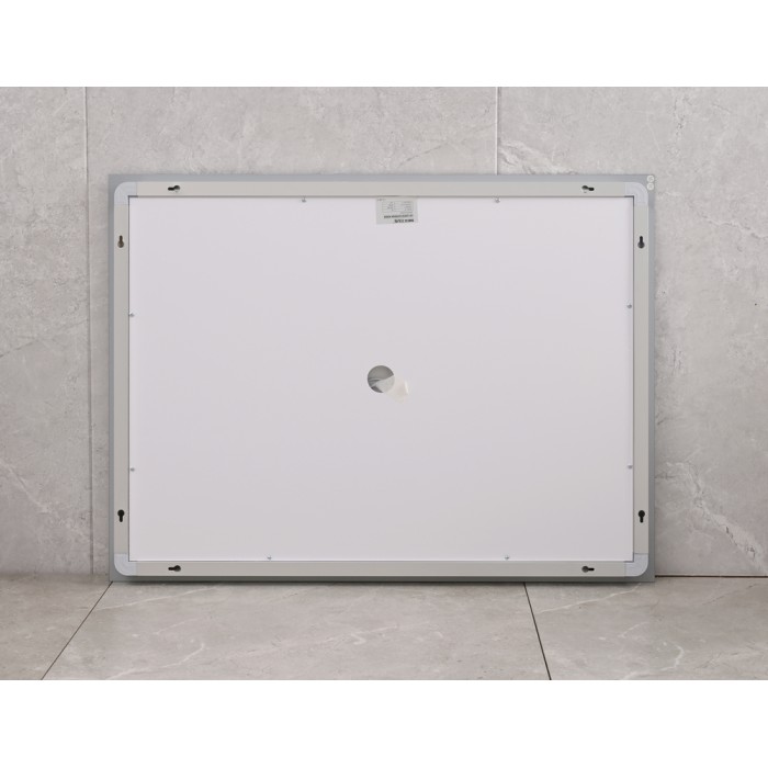 Дзеркало Mixxus WARM MR02-80x60 з Led Touch, Anti-fog, димером, регулятором яскравості, годинником (MI6004)