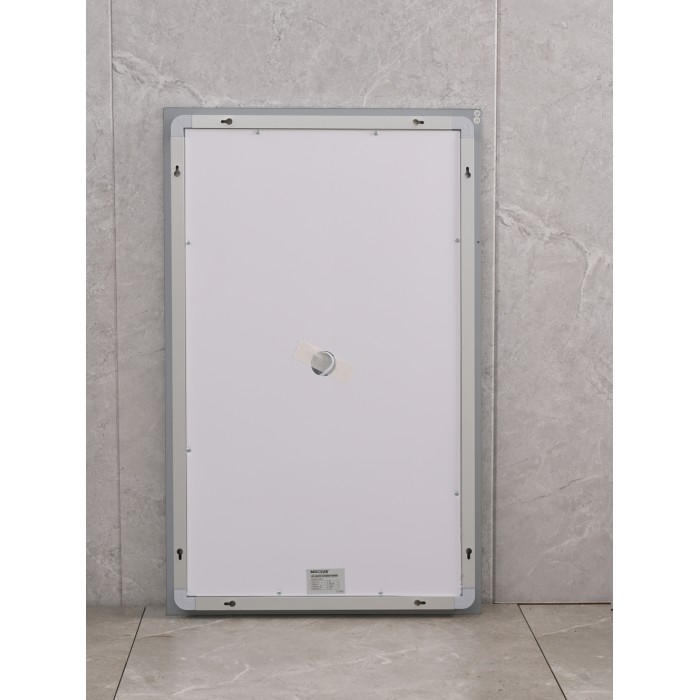 Дзеркало Mixxus HARD MR06-60x80 з Led Touch, Anti-fog, димером, регулятором яскравості, годинником (MI6929)