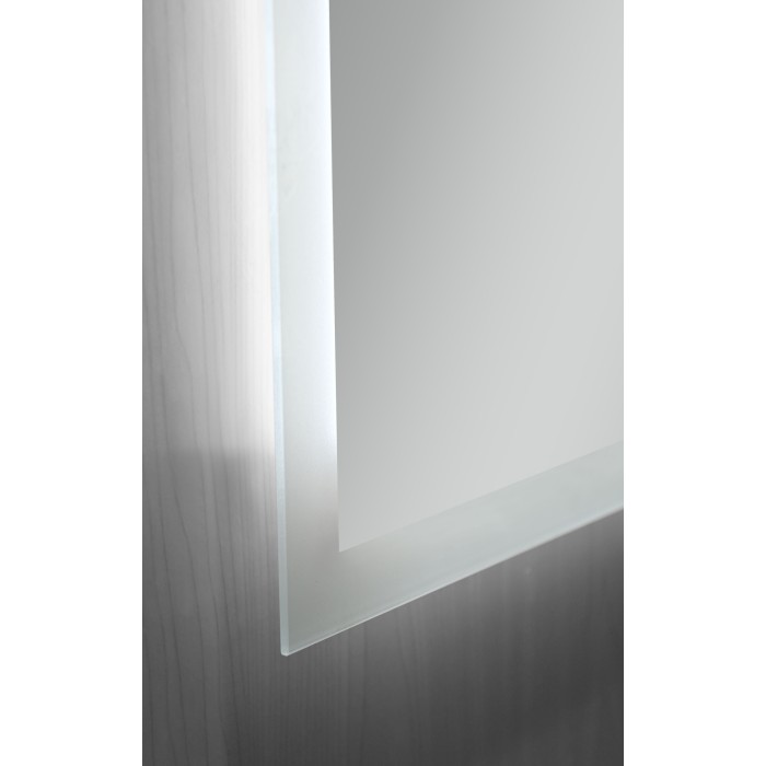 Дзеркало Mixxus FLAT MR04-80x60 з Led Touch, Anti-fog, димером, регулятором яскравості, годинником (MI6928)