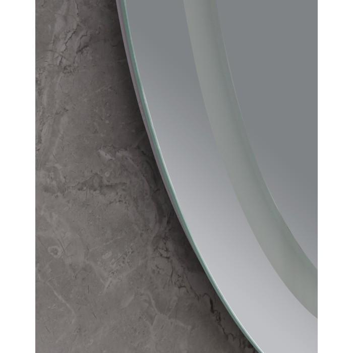 Дзеркало Mixxus PLAIN MV02-50x70 з Led Touch, Anti-fog, димером, регулятором яскравості, годинником (MI6010)