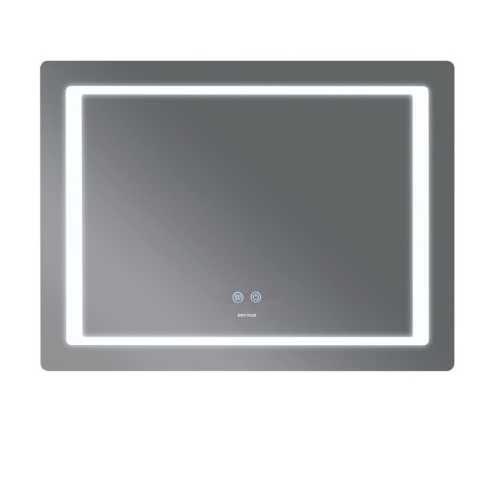 Дзеркало Mixxus STYLE MR13-80x60-Reverse з Led Touch, Anti-fog, димером, регулятором яскравості (MI6666)