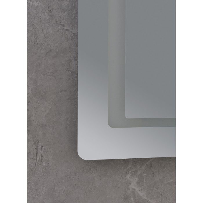Дзеркало Mixxus STYLE MR13-80x60-Reverse з Led Touch, Anti-fog, димером, регулятором яскравості (MI6666)