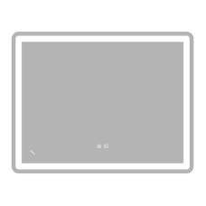 Дзеркало Zerix Mirra MR05-90x70-REVERSE з LED Touch, Anti-fog, димером, регулятором яскравості (ZX6059)