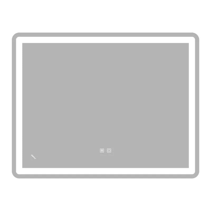 Дзеркало Zerix Mirra MR05-90x70-REVERSE з LED Touch, Anti-fog, димером, регулятором яскравості (ZX6059)