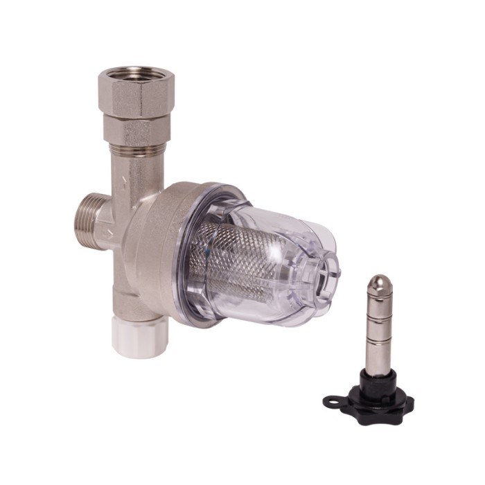 Фільтр магнітний для котла Koer KR.1269 з краном та зворотним клапаном (KR5893)