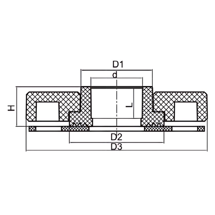 Фланцевий комплект KOER K0288.PRO - 63 PPR (фланець + бурт) (KP3248)