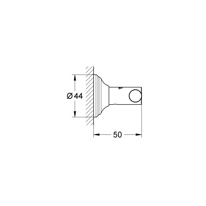 Гачок для халату Grohe Essentials Authentic (40656001)