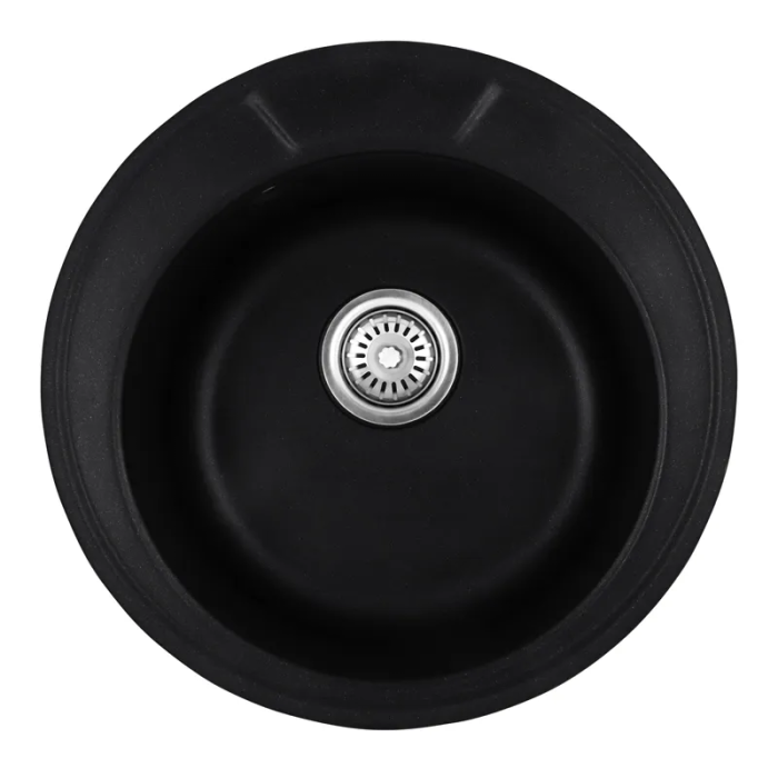 Мийка кухонна Haiba HB8301-G226 Black 490x180 (HB0971)