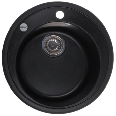 Мийка кухонна Zerix ZS-510R-03 Чорна (ZX4532)