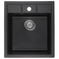 Мийка кухонна Zerix ZS-4651S-03 Чорна (ZX4564)