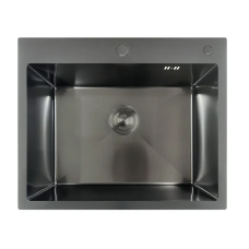 Мийка MIXXUS MH6050 DECOR GRAPHITE (MH6050 DECOR NANO-BLACK) (3.0/0.8) з нерж. сталі (колір графіт) (MX1934)