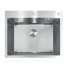 Мийка з нержавіючої сталі MIXXUS MH6050 DECOR SS COLOR (MH6050 DECOR NANO-SILVER) (3.0/0.8) колір нержавійка (MI7043)