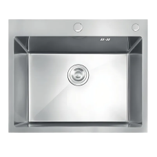 Мийка з нержавіючої сталі MIXXUS MH5843 DECOR SS COLOR (MH5843 DECOR NANO-SILVER) (3.0/0.8) колір нержавійка (MI7041)