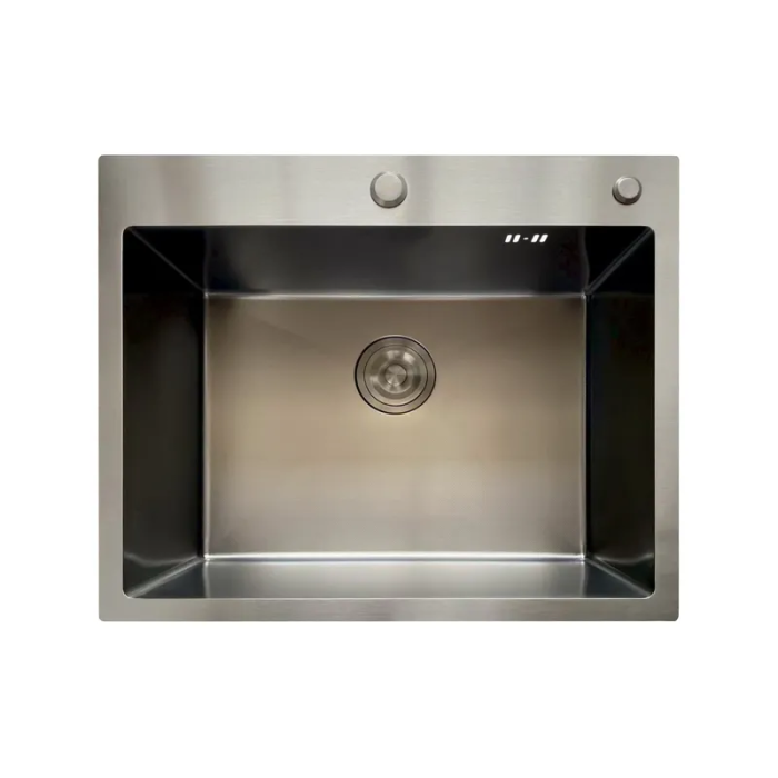 Мийка Mixxus MH6050 Micro Decor Graphite (3.0/0.8) з нерж. сталі (колір графіт) (MI8221)
