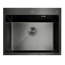 Мийка з нержавіючої сталі MIXXUS MH5843 DECOR GRAPHITE (MH5843 DECOR NANO-BLACK) (3.0/0.8) колір графіт (MI7042)