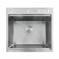 Мийка Mixxus MH5050-SK NANO-SILVER (3.0/0.8) з н.ст. зі сходинкою для суш.,з підст.під ножі(нерж.)(MX1939)