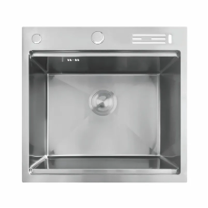 Мийка Mixxus MH5050-SK NANO-SILVER (3.0/0.8) з н.ст. зі сходинкою для суш.,з підст.під ножі(нерж.)(MX1939)