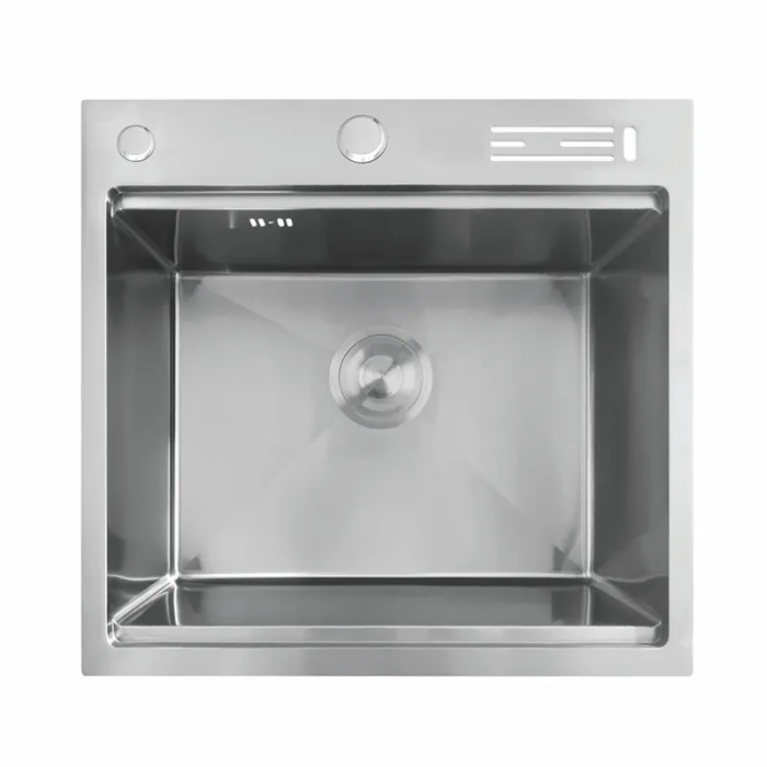 Мийка Mixxus MH5050-SK NANO-SILVER (3.0/0.8) з н.ст. зі сходинкою для суш.,з підст.під ножі(нерж.)(MX1939)