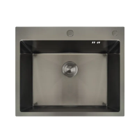Мийка MIXXUS MH6050 GRAPHITE (MH6050 NANO-BLACK) (3.0/0.8) з нерж. сталі (колір графіт) (MX1933)