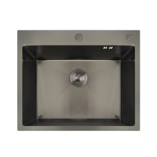 Мийка MIXXUS MH6050 GRAPHITE (MH6050 NANO-BLACK) (3.0/0.8) з нерж. сталі (колір графіт) (MX1933)