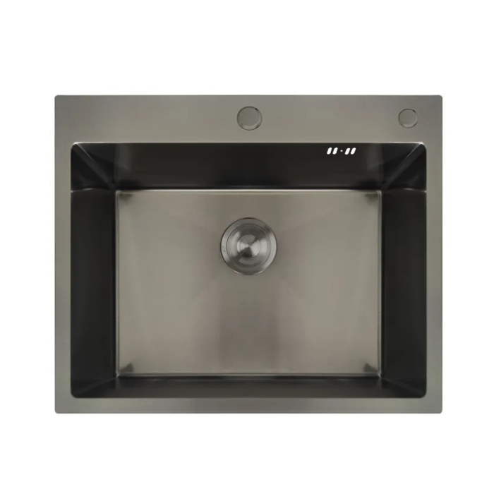Мийка MIXXUS MH6050 GRAPHITE (MH6050 NANO-BLACK) (3.0/0.8) з нерж. сталі (колір графіт) (MX1933)