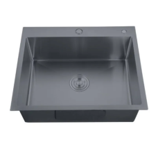 Мийка Zerix ZH5050-215 Nano-Black (3.0/0.8) з нержавіючої сталі (MX1582)