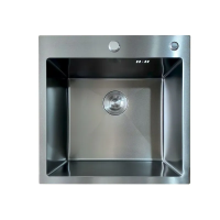 Мийка Mixxus MH5050 Micro Decor Graphite (3.0/0.8) з нерж. сталі (колір графіт) (MI8213)