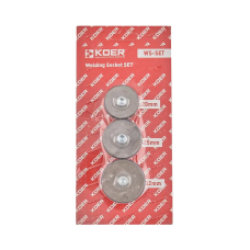 Комплект насадок KOER WS-SET для паяльника PPR (кол. синій) 20мм,25мм,32мм (KR5821)