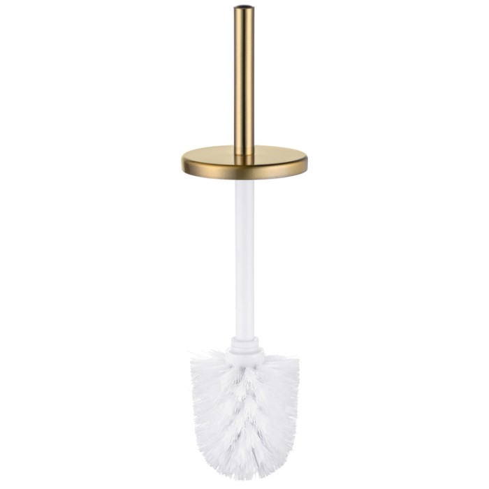 Йоржик для унітазу підлоговий Mixxus Ellipse-TB0202 Brushed Gold (колір матове золото) (MI8401)