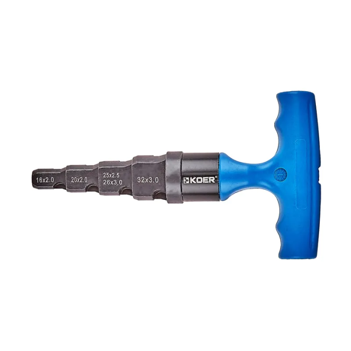 Калібратор для м/п труб з трищіткою d16-20-25-26-32mm KOER KAW.02 (KR6106)