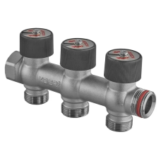 Колектор вентильний без фітингу Koer KR.1128-3 - 3/4"x3/4"x3/4"x3 Ways (KR5872)
