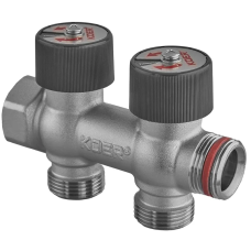 Колектор вентильний без фітингу Koer KR.1128-2 - 3/4"x3/4"x3/4"x2 Ways (KR5871)