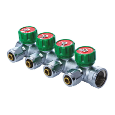 Колектор вентильний з фитингом Koer KR.1122-4 1"x4 ways (KR2655)