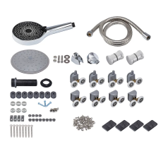 Комплект фурнітури для душового боксу Mixxus Strong SCP01-SET Chrome (MI8162)