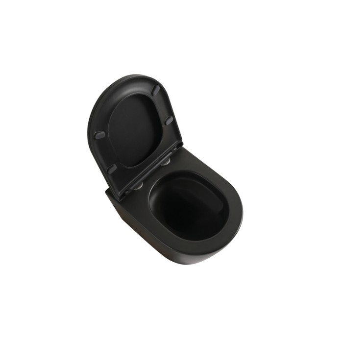 MIXXUS PREMIUM BEVEL-SET-2101 BLACK Комплект: Унітаз система змиву TORNADO 1.0+ Інсталяція з панеллю змиву BLACK MAT (MP6669)
